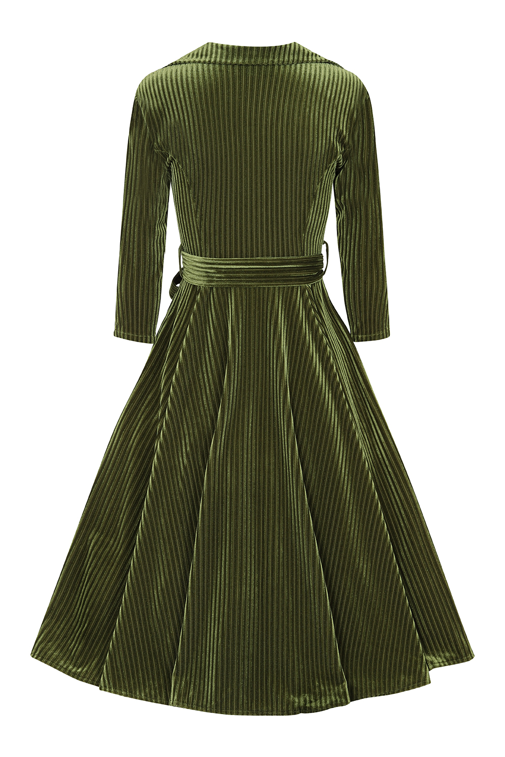 Clara Velvet Swing Dress